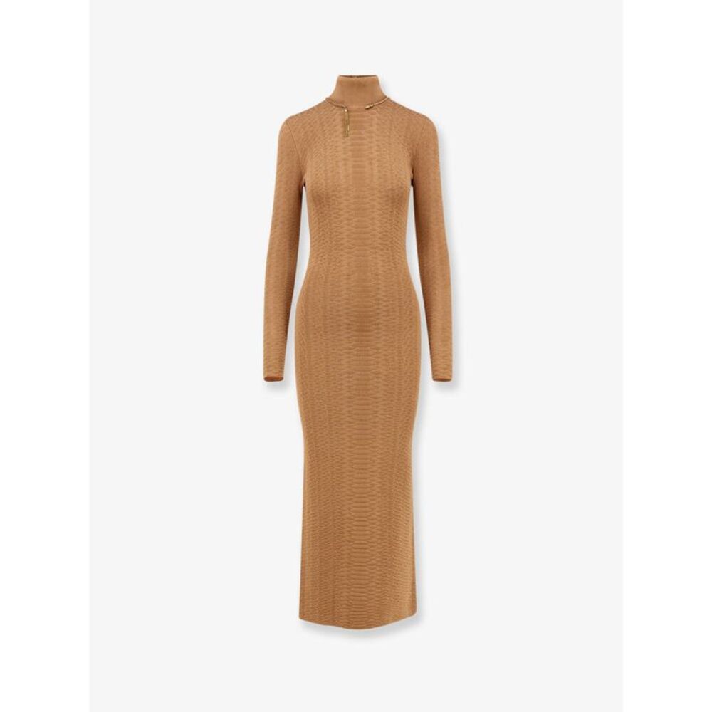 Elisabetta Franchi Women Knitted Dress With Snake Detail
